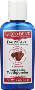 ECO DENT: Daily Care Toothpowder Cinnamon, 2 oz