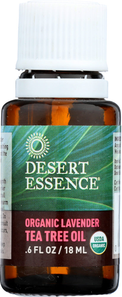 DESERT ESSENCE: Organic Lavender Tea Tree Oil, 0.6 oz