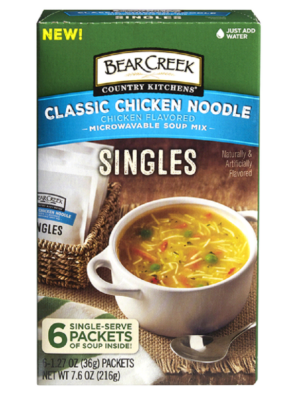 BEAR CREEK: Classic Chicken Noodles Singles, 7.62 oz