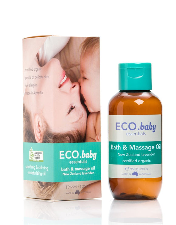 ECO: Baby Bath Massage Oil, 3.21 fl oz
