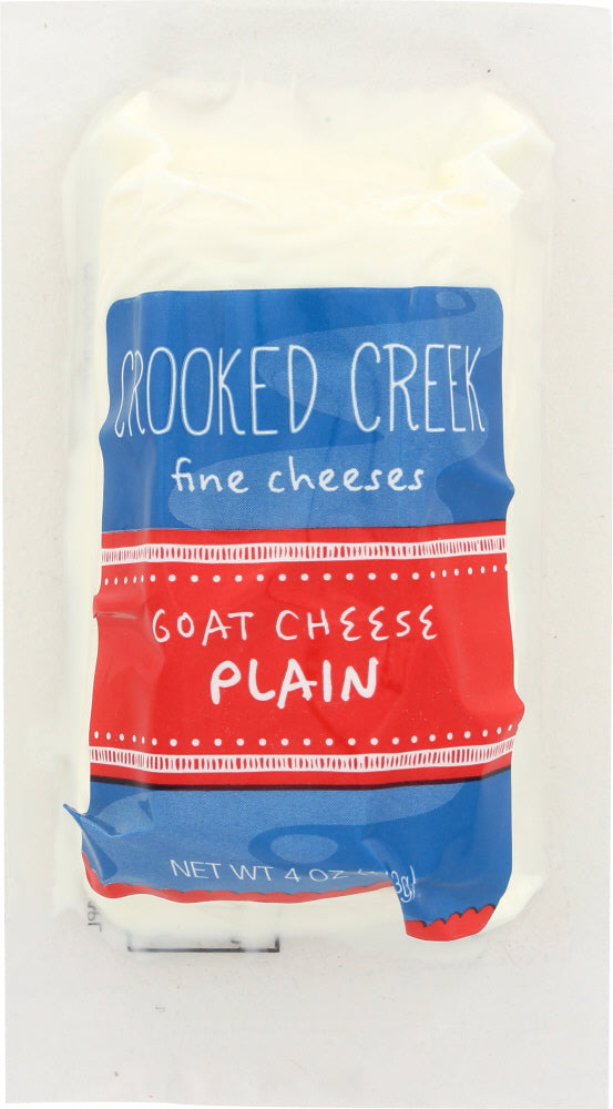 CROOKED CREEK: Cheese Log Plain, 4 oz