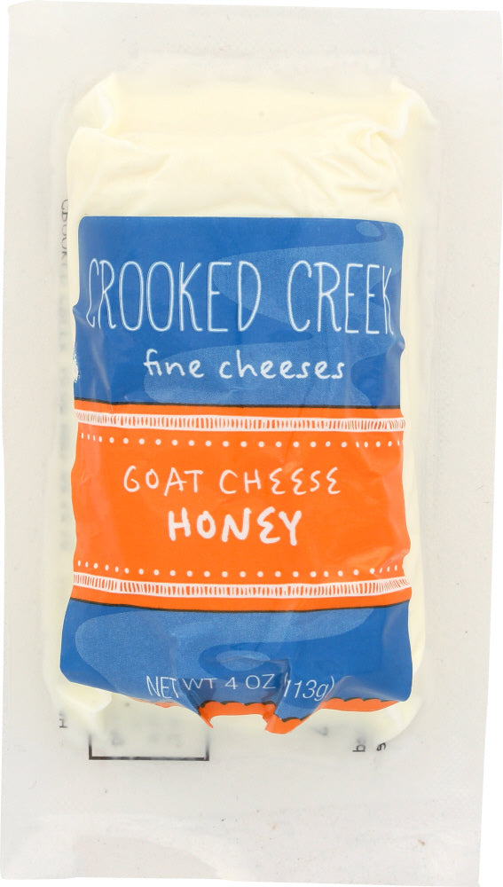 CROOKED CREEK: Cheese Log Honey, 4 oz
