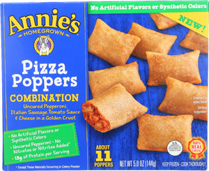 ANNIE'S HOMEGROWN: Combination Pizza Poppers 11 Each, 5 oz