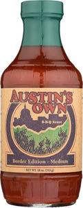 AUSTINS OWN: Sauce BBQ Border Edition 18 oz