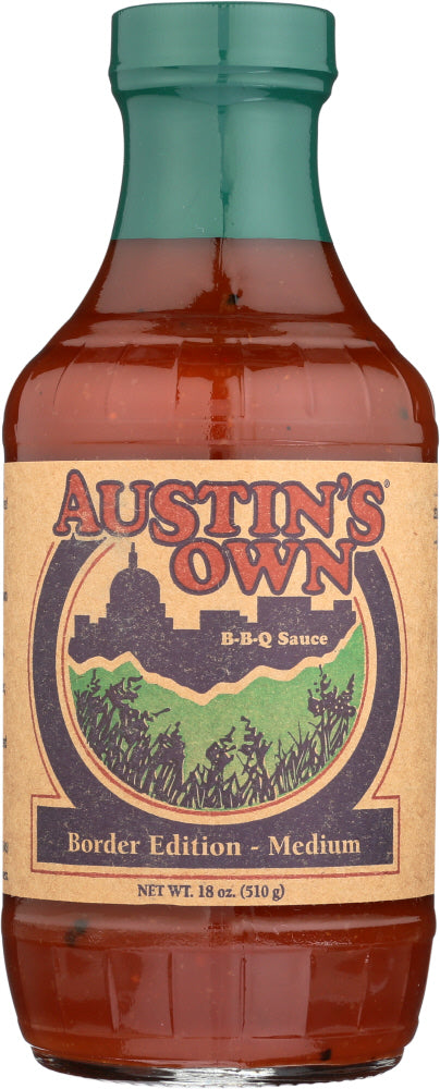 AUSTINS OWN: Sauce BBQ Border Edition 18 oz