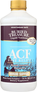 BURIED TREASURE: ACF Fast Relief Immune Formula, 16 Oz