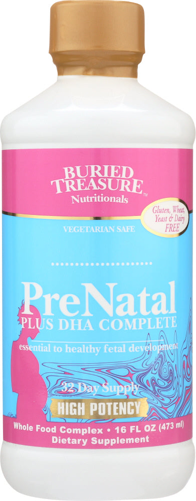 BURIED TREASURE: Prenatal Plus DHA Complete, 16 oz