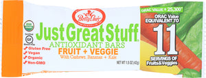 BETTY LOUS: Energy Bar Fruit & Veggie, 1.25