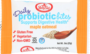BETTY LOUS: Maple Oatmeal Probiotic Bites , 0.9 oz