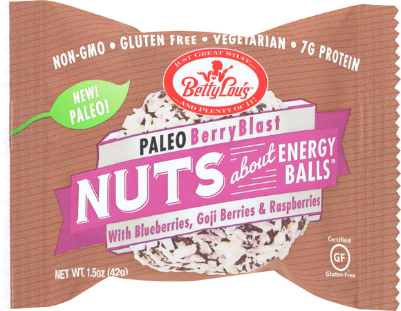 BETTY LOUS: Energy Balls Paleo Berry Blast, 1.4 oz