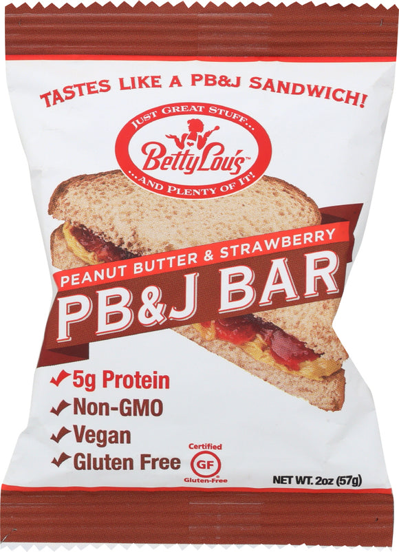BETTY LOUS: PB&J Bar Strawberry, 2 oz