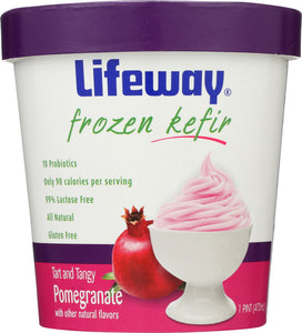 LIFEWAY: Tart and Tangy Pomegranate Frozen Kefir, 16 oz