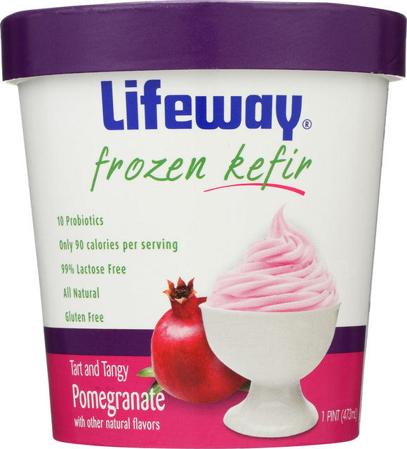 LIFEWAY: Tart and Tangy Pomegranate Frozen Kefir, 16 oz