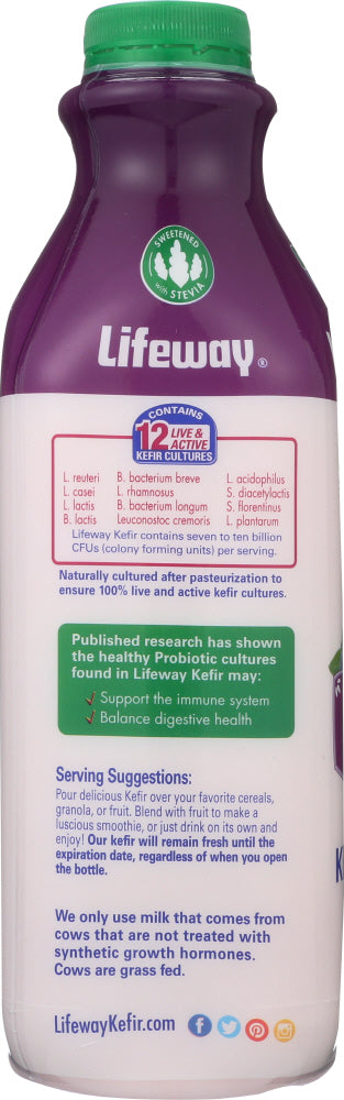 LIFEWAY: Triple Berry Tart Kefir, 32 oz
