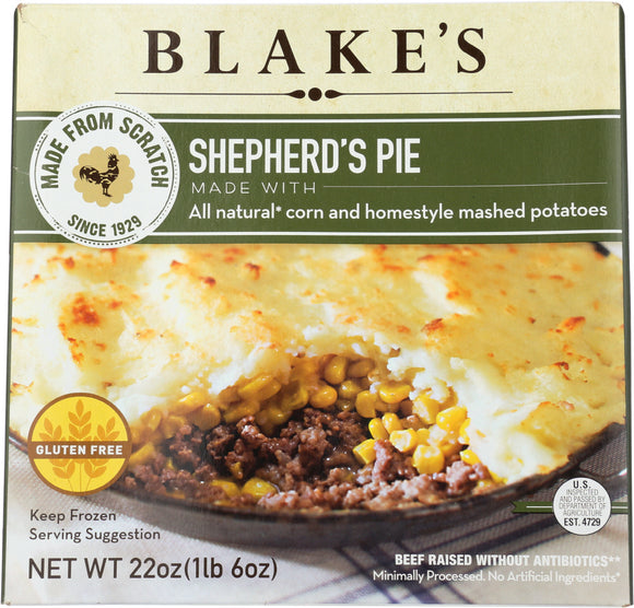 BLAKES: Frozen Shepherd's Pie Family Size, 22 oz