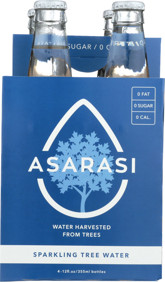 ASARASI: Water Sparkling Tree 4pk, 12 oz