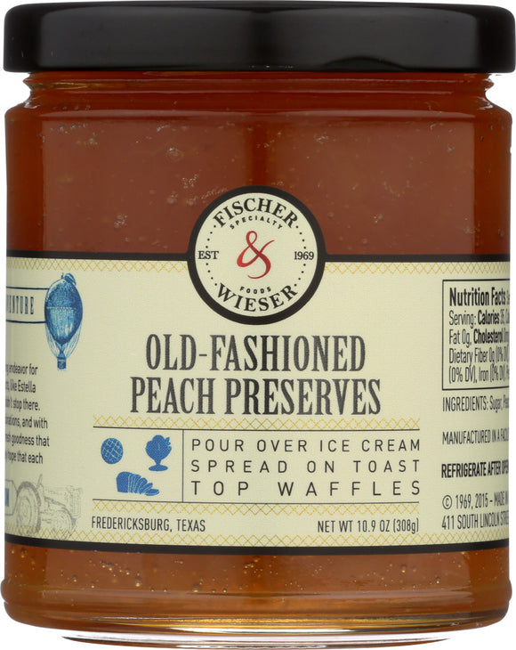 FISCHER & WIESER: Preserve Peach Old Fashioned, 10.9 oz