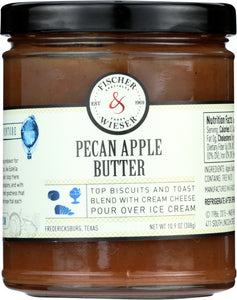 FISCHER & WIESER: Pecan Apple Butter, 10.9 Oz