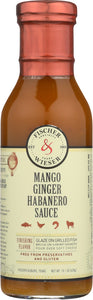 FISCHER & WIESER: Mango Ginger Habanero Sauce, 15.1 oz