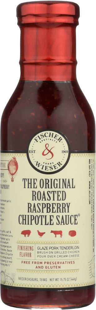 FISCHER & WIESER: The Original Chipotle Sauce Roasted Raspberry, 15.8 oz