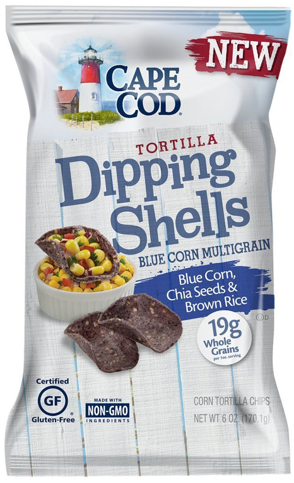 CAPE COD: Blue Corn Dipping Shells, 6 oz