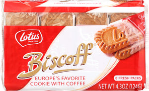 BISCOFF: Europe's Favorite Cookie with Coffee, 4.3 oz