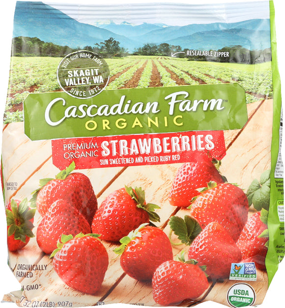CASCADIAN FARM: Strawberries, 32 oz