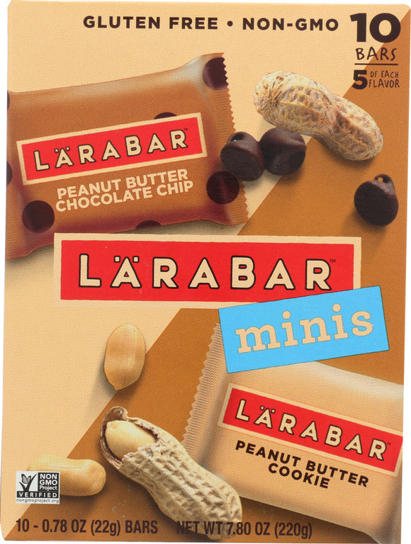 LARABAR: Cookie Mini Chocolate Chip Peanut Butter, 7.8 oz