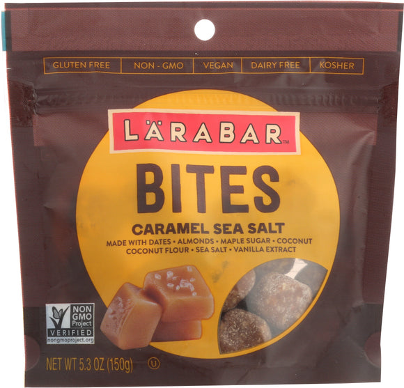 LARABAR: Bites Caramel Sea Salt, 5.3 oz
