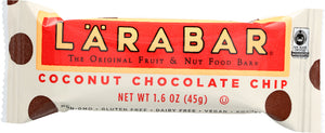 LARABAR: Fruit and Nut Food Bar Coconut Chocolate Chip, 1.6 oz