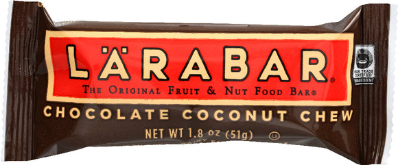 LARABAR: The Original Fruit & Nut Food Bar Chocolate Coconut Chew, 1.8 oz