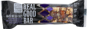 FOOD SHOULD TASTE GOOD: Real Good Bar Hazelnut Sea Salt, 1.42 oz