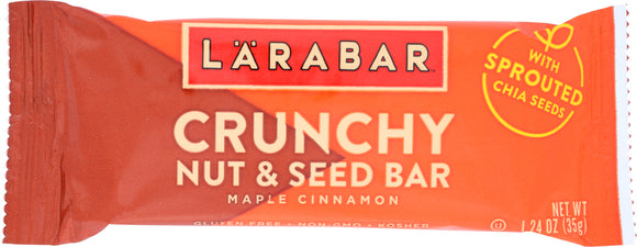 LARABAR: Bar Crunchy Maple Cinnamon, 1.24 oz