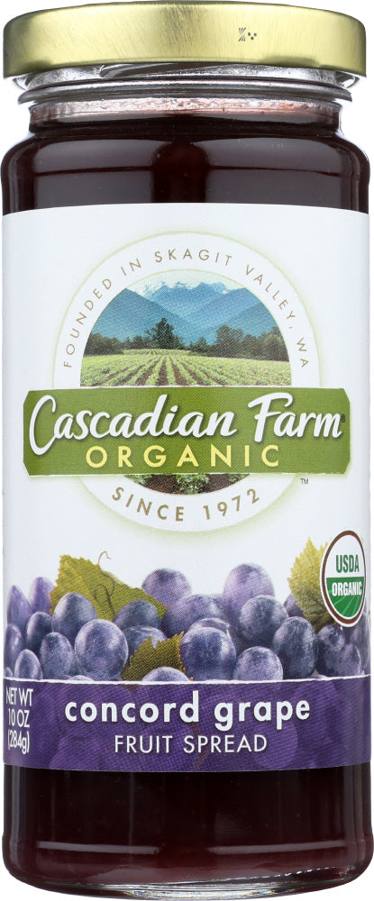 CASCADIAN FARMS: Concord Grape Fruit Spread, 10 oz