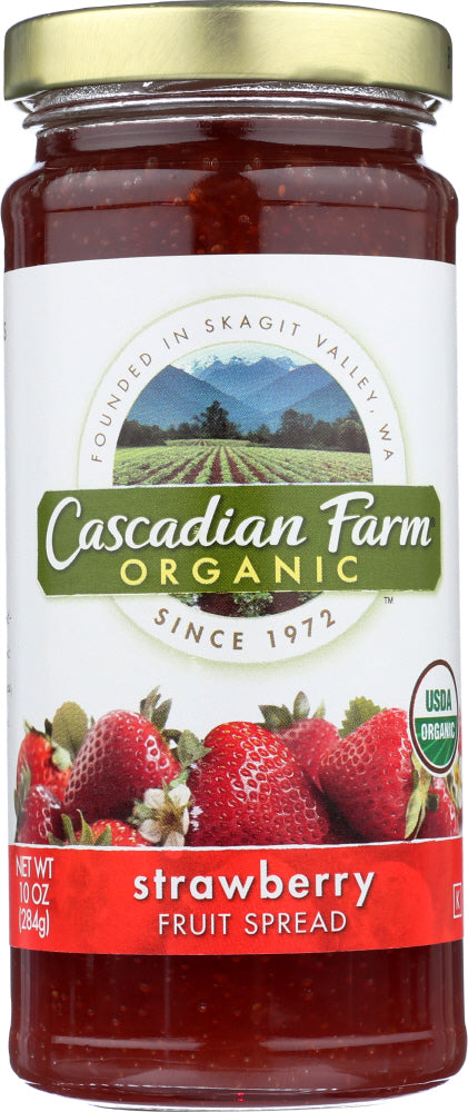 CASCADIAN FARMS: Strawberry Fruit Spread, 10 oz