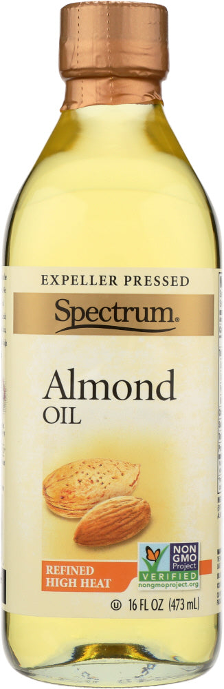 SPECTRUM NATURALS: Refined Almond Oil, 16 oz