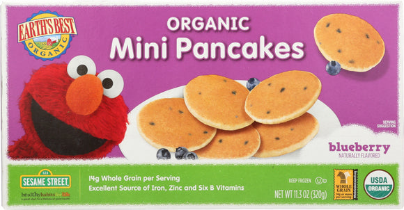 EARTHS BEST: Frozen Organic Blueberry Mini Pancakes, 11.3 oz