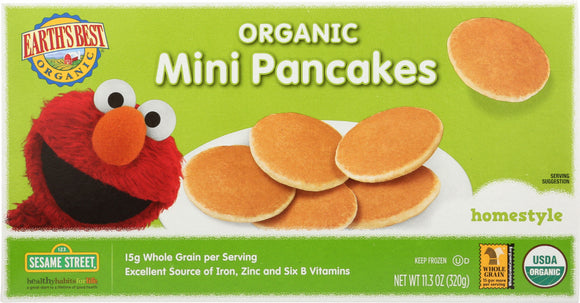 EARTHS BEST: Organic Mini Pancakes Homestyle, 11.3 Oz