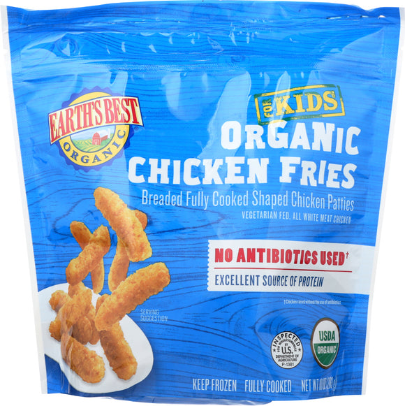 EARTHS BEST FROZEN: Chicken Fries Organic, 10 oz