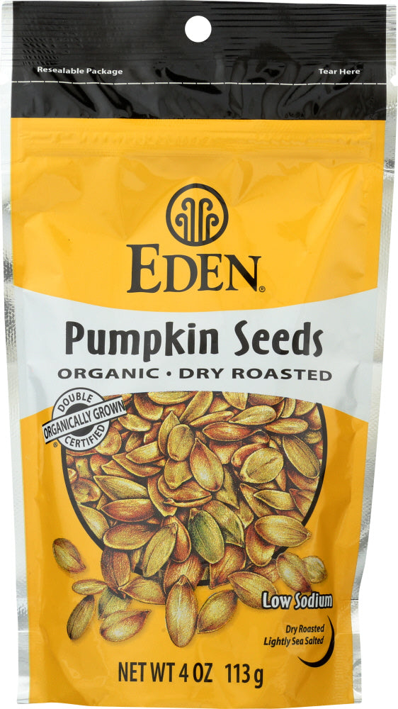 EDEN FOODS: Organic Pumpkin Seeds Dry Roasted, 4 oz