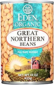 EDEN FOODS: Organic Great Northern Beans, 15 oz