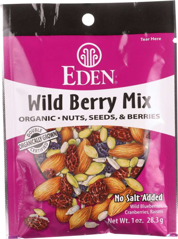 EDEN FOODS: Pocket Snack Wild Berry Organic, 1 oz