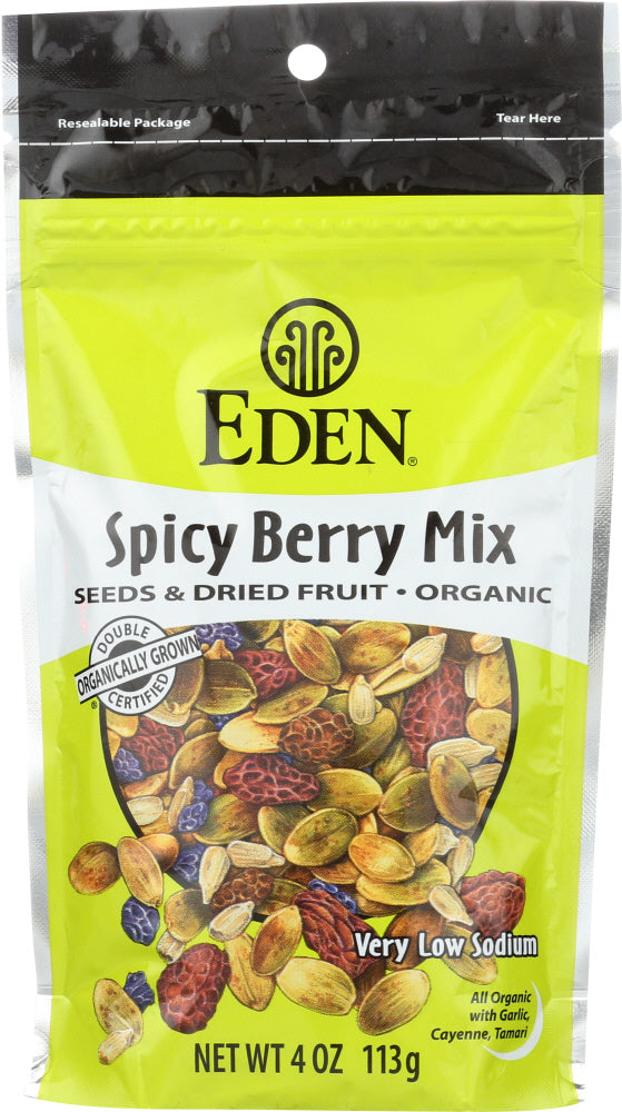 EDEN FOODS: Spicy Berry Trail Mix, 4 oz