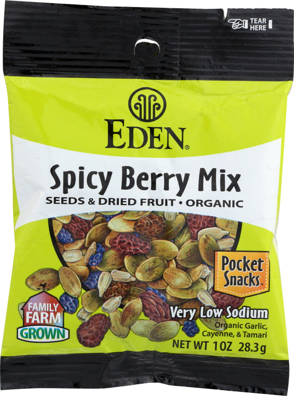 EDEN FOODS: Spicy Berry Snack Mix, 1 oz