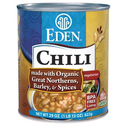 EDEN FOODS: Great Northern Bean and Barley Chili, 29 oz