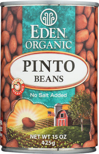 EDEN FOODS: Organic Pinto Beans Canned, 15 oz