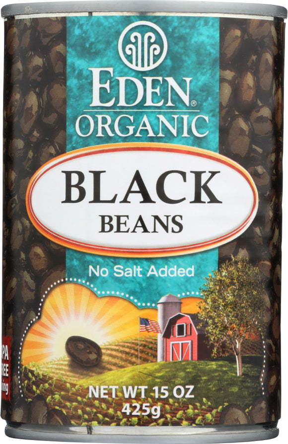 EDEN FOODS: Organic Black Beans, 15 oz