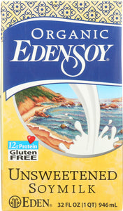 EDENSOY: Organic Unsweetened Soymilk, 32 oz