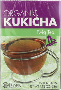 EDEN FOODS: Organic Kukicha Twig Tea, 16 teabags