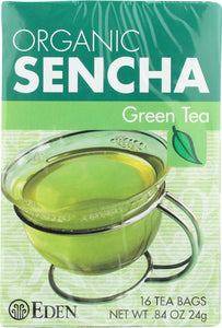 EDEN FOODS: Organic Sencha Green Tea, 16 teabags